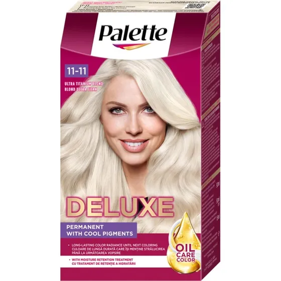 Schwarzkopf Palette Deluxe Oil-Care 11-11 Ultra Tytanowy Blond