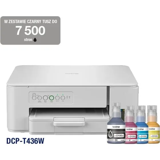 Brother DCP-T436W InkBenefit A4, druk, kopiowanie, skanowanie