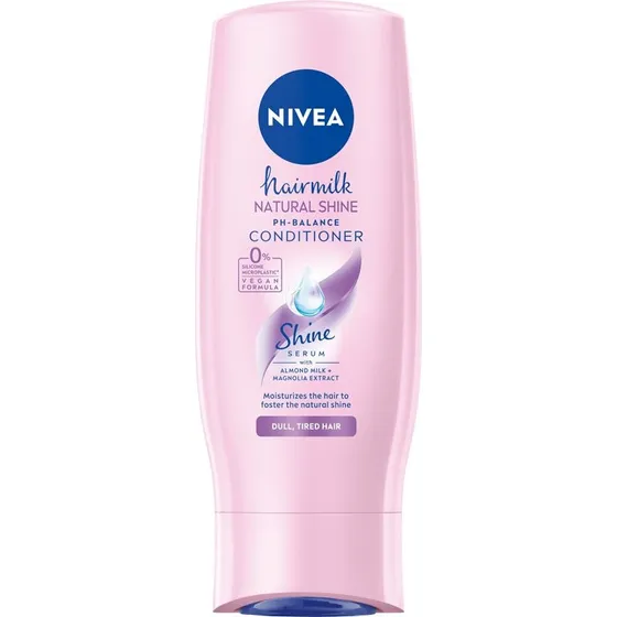 Nivea Hairmilk Natural Shine odżywka 200ml