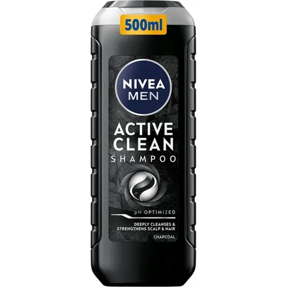 Nivea Men Active Clean szampon z węglem drzewnym 500ml