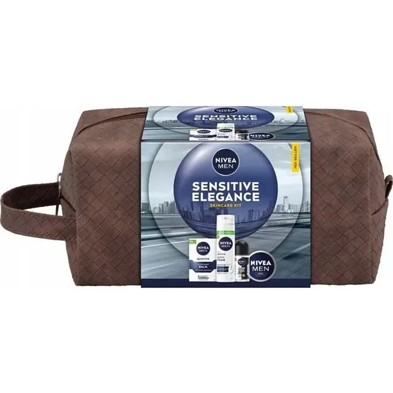Nivea Men Sensitive Elegance: Zestaw kosmetyków z kosmetyczką