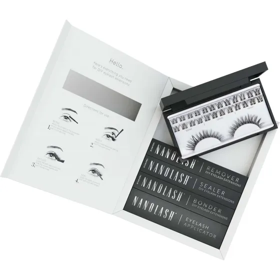 Nanolash DIY Eyelash Extensions Starter Kit Charm 36szt.