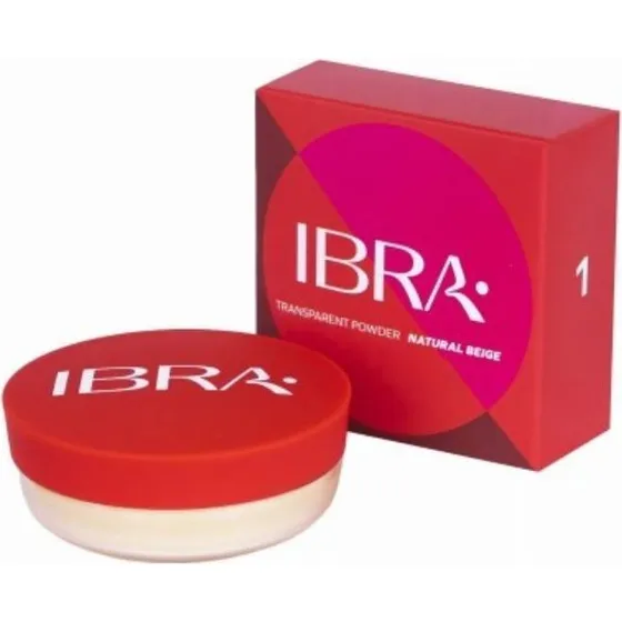 IBRA Makeup Sypki puder transparentny Nr 1, 12g