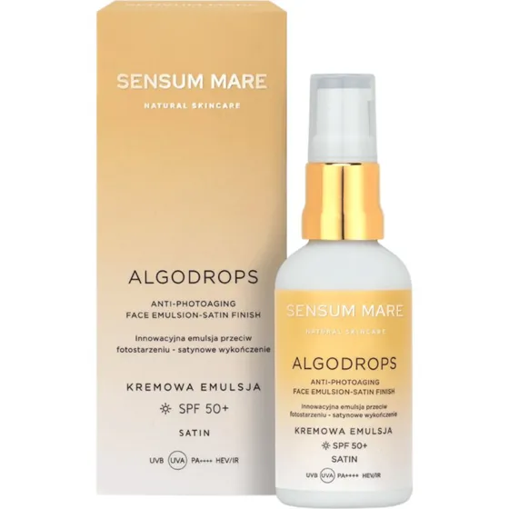 Sensum Mare Algodrops Satin Emulsja Ochronna SPF 50+ 50ml