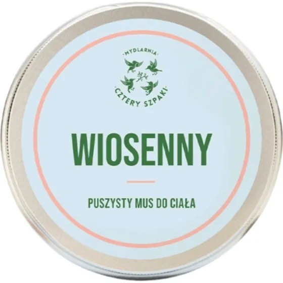 Cztery Szpaki Wiosenny Puszysty Mus do Ciała, 150 ml