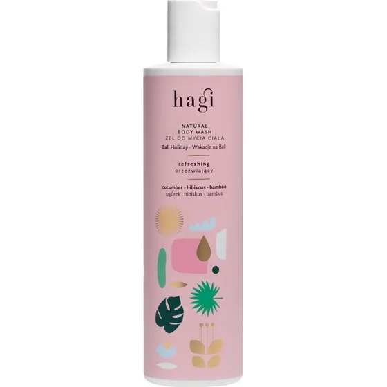 Hagi Naturalny żel do mycia ciała Wakacje na Bali 300 ml