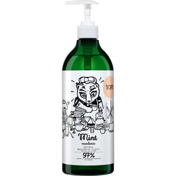 Yope Naturalny Płyn do Mycia Naczyń Mięta i Mandarynka 750 ml