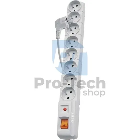 EMOS S8 8 gniazd 1,5m szara listwa przeciwprzepiciowa