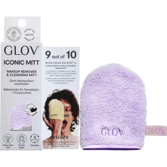 GLOV Iconic Mitt Very Berry - Rękawiczka do demakijażu i oczyszczania