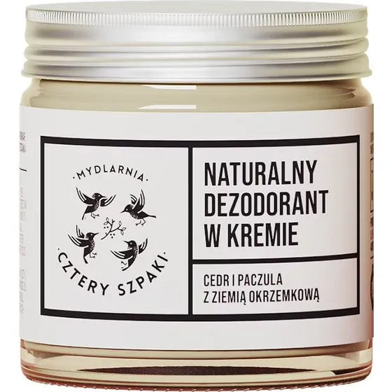 4 Szpaki Dezodorant w kremie Cedr Paczula 60ml