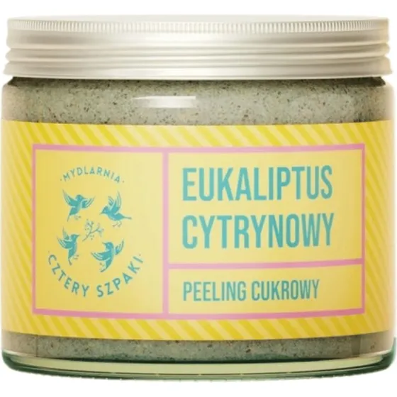 Cztery Szpaki Peeling cukrowy Eukaliptus Cytrynowy 250 ml
