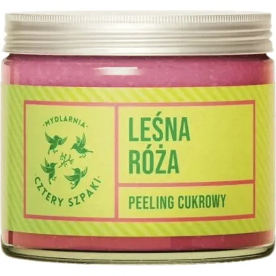 Mydlarnia Cztery Szpaki Peeling cukrowy Leśna Róża 250ml