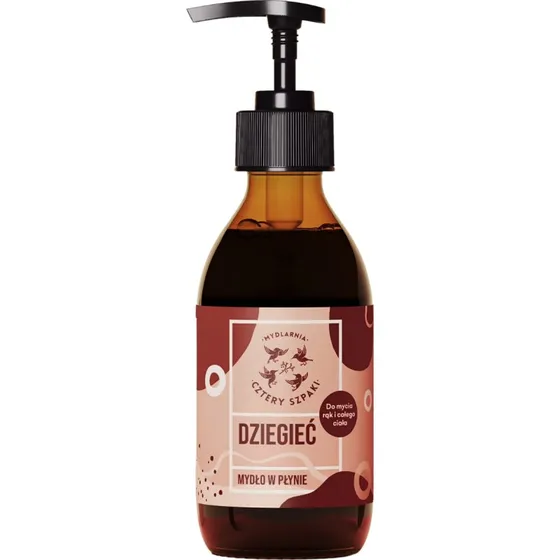 4 Szpaki Mydło dziegciowe w płynie 300ml