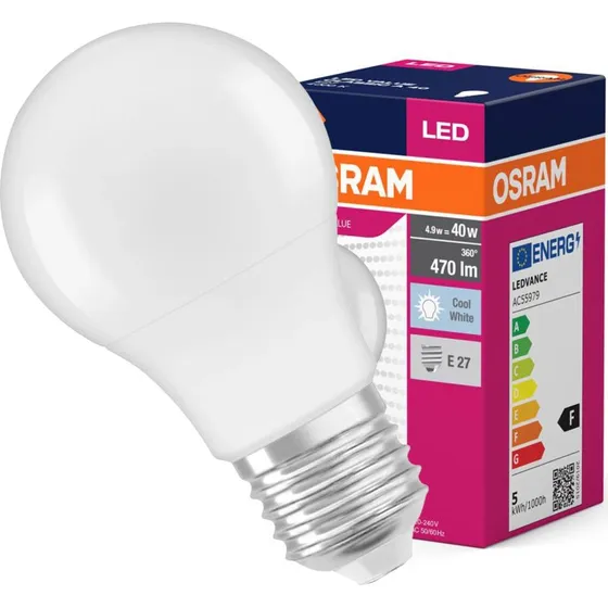 Osram LED VALUE CLASSIC A40 4,9W E27 4000K matowa