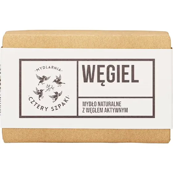 Cztery Szpaki Mydło Węglowe Detoksykujące 110g