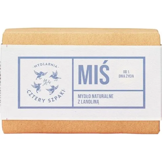 Cztery Szpaki Mydło Miś z Lanoliną 110g