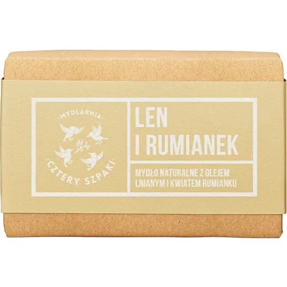 Cztery Szpaki Mydło Len i Rumianek 110g