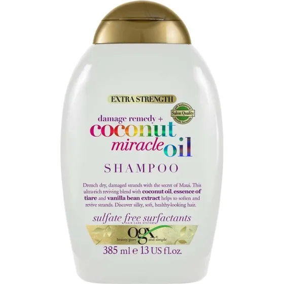 OGX Damage Remedy Coconut Miracle Oil Shampoo 385 ml