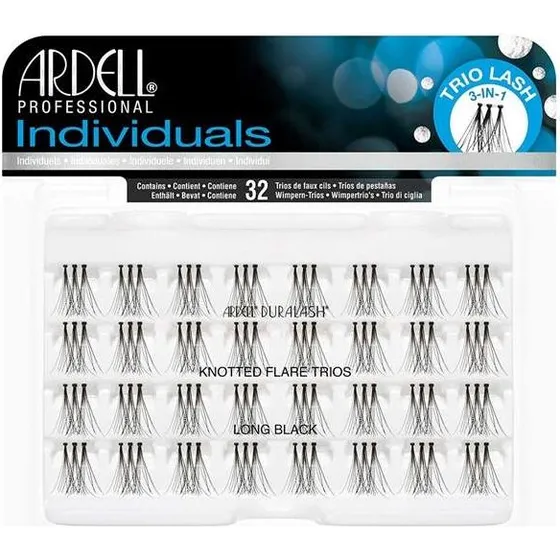 Ardell Individuals Trio Lash Long Black - 96 kępek rzęs