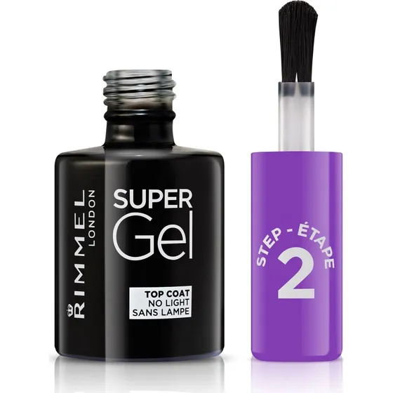 Rimmel Super Gel Top Coat - Lakier Utrwalający do Manicure'u