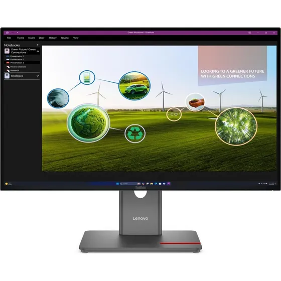 Monitor Lenovo ThinkVision P27Q-40 27" QHD IPS 120Hz USB-C Czarny