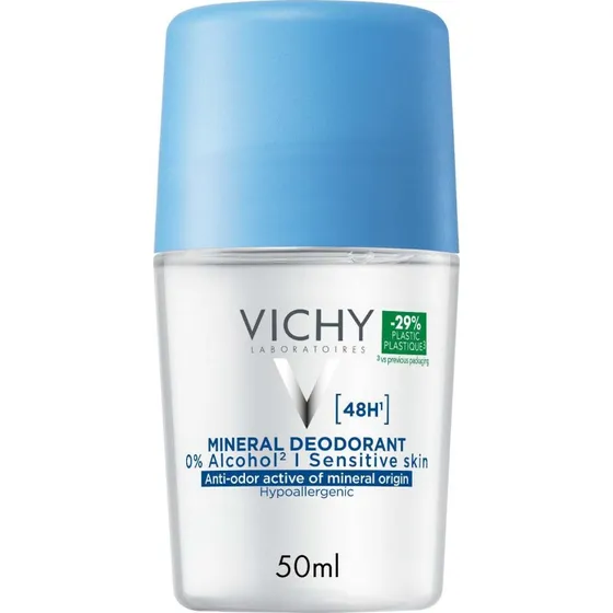 Vichy Deodorant 48H Mineral 50 ml - Bez soli aluminium