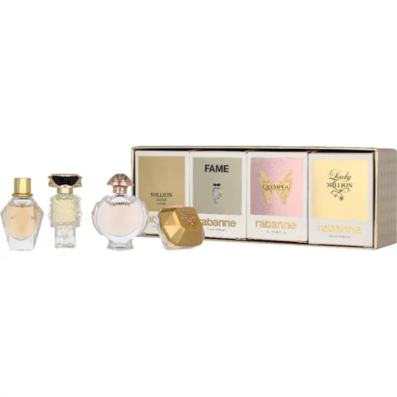 Paco Rabanne Zestaw Miniaturek Damskich: Lady Million, Fame, Olympea, Million Gold