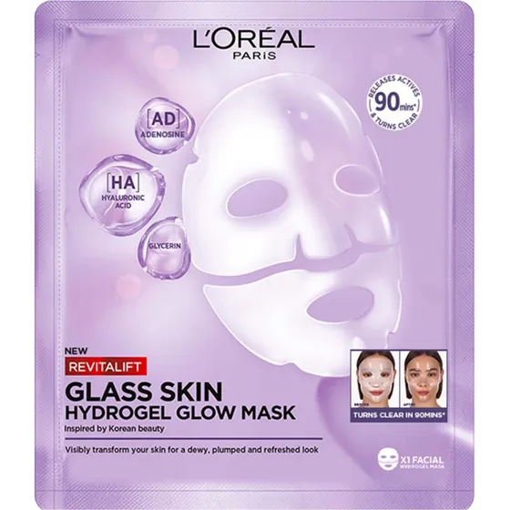 L'Oréal Paris Revitalift Filler Glass Skin Hydrogel Mask
