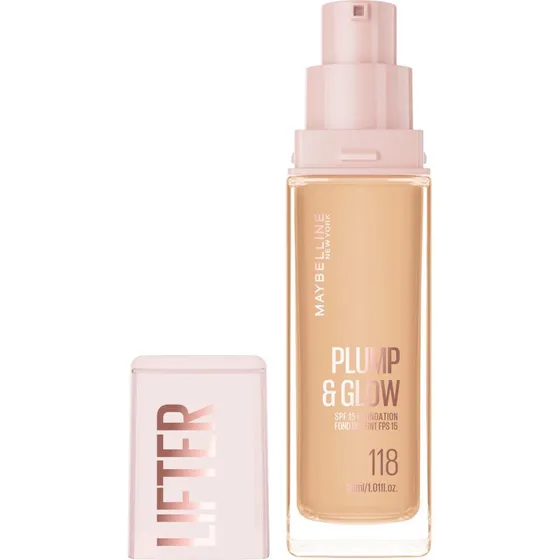 Maybelline New York Lifter Plump & Glow Foundation 118