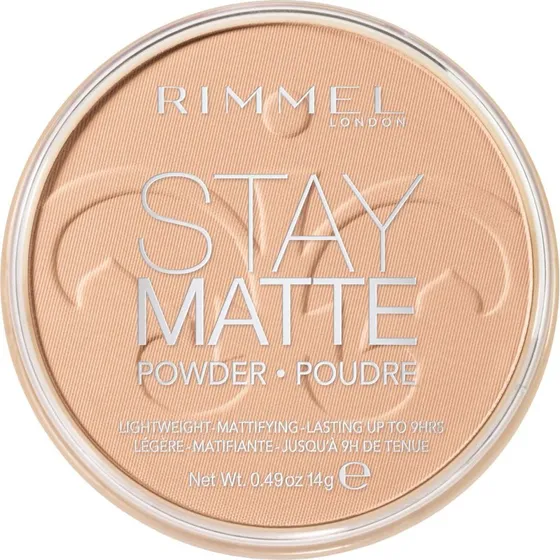 Rimmel Stay Matte Puder Prasowany Silky Beige 005