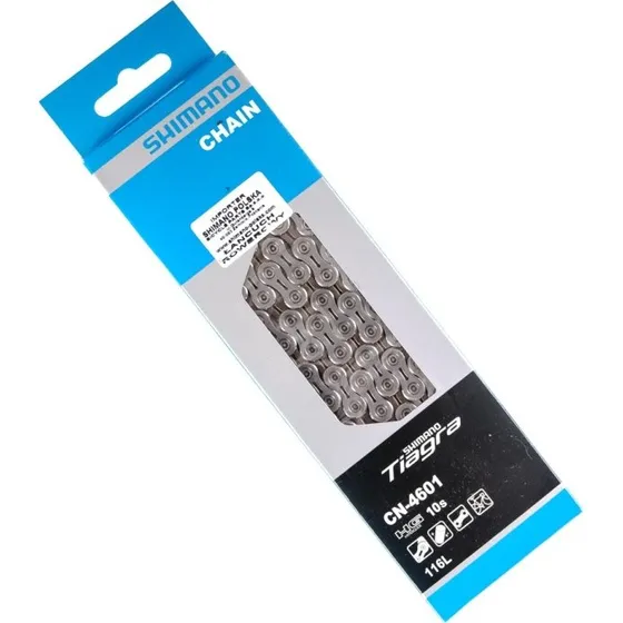 Shimano Tiagra CN-4601 10-rzdowy, 116 ogniw, srebrny