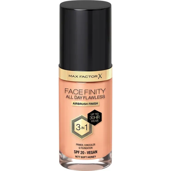 Max Factor Facefinity All Day Flawless 3in1 Podkład N77 Soft Honey