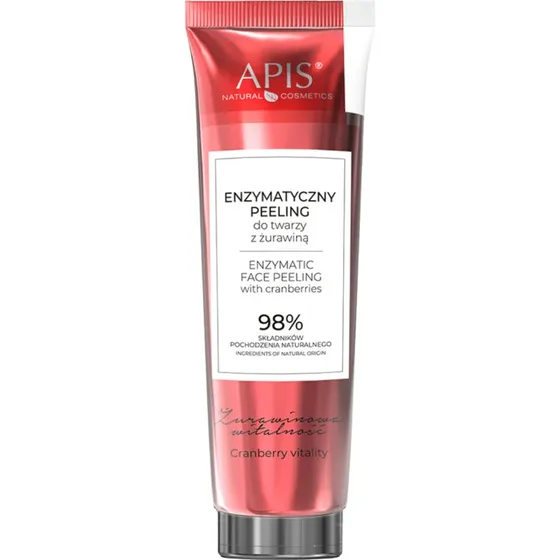 APIS Żurawinowa Witalność Enzymatyczny Peeling do Twarzy 100 ml