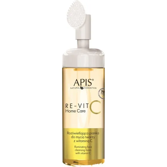 APIS Re-Vit C Home Care Rozświetlająca pianka do mycia twarzy 150 ml