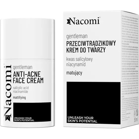Nacomi Gentleman Krem Matujący do Cery Trądzikowej 50ml