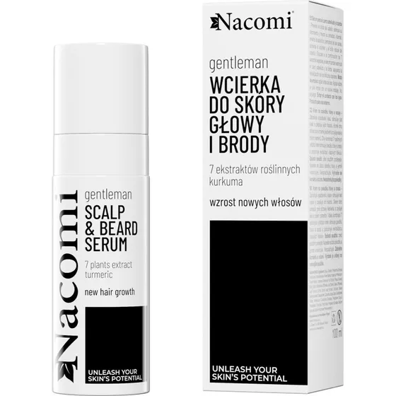 Nacomi Gentleman Wcierka do skóry głowy i brody 100ml