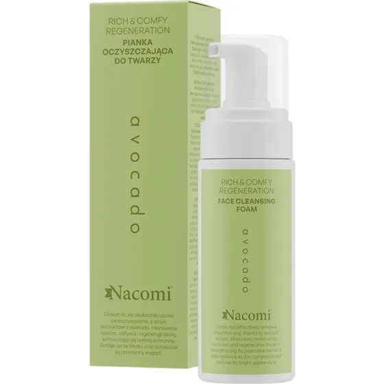 Nacomi Rich & Comfy Regeneration Pianka oczyszczająca Awokado 150ml