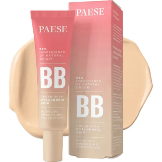 Paese BB Cream 02 Beige z kwasem hialuronowym, 30ml