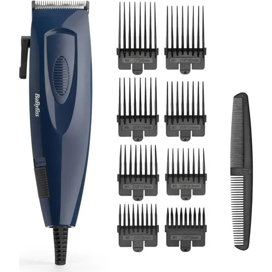 Babyliss E695E Maszynka do strzyenia zasilana sieci, granatowa