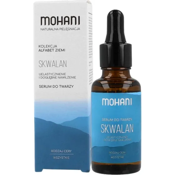 Mohani Skwalan - naturalne serum nawilżające z oliwek, 30 ml