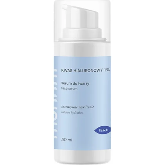 MOHANI Nawilżające serum do twarzy z 1% kwasem hialuronowym, 50 ml