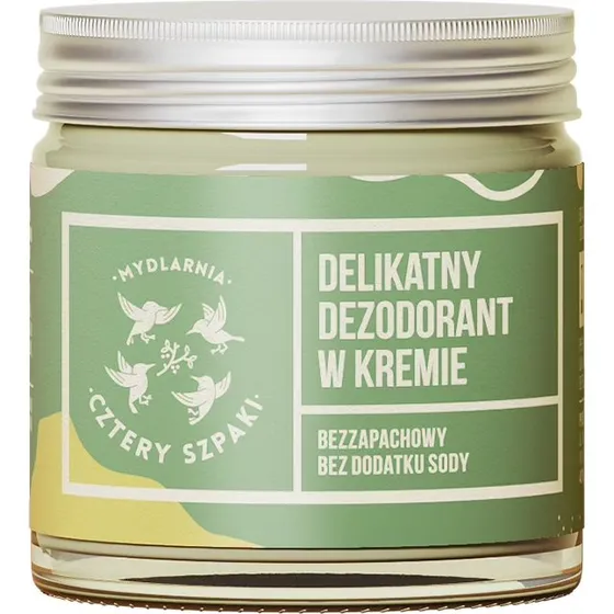 CZTERY SZPAKI Delikatny dezodorant w kremie bezzapachowy 60ml