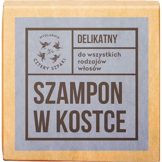 Cztery Szpaki Delikatny szampon w kostce, 75g