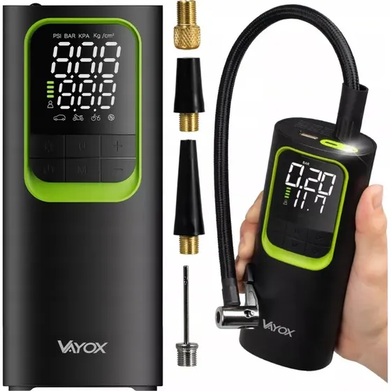 Vayox VA0410 Pompka akumulatorowa 8000mAh z powerbankiem