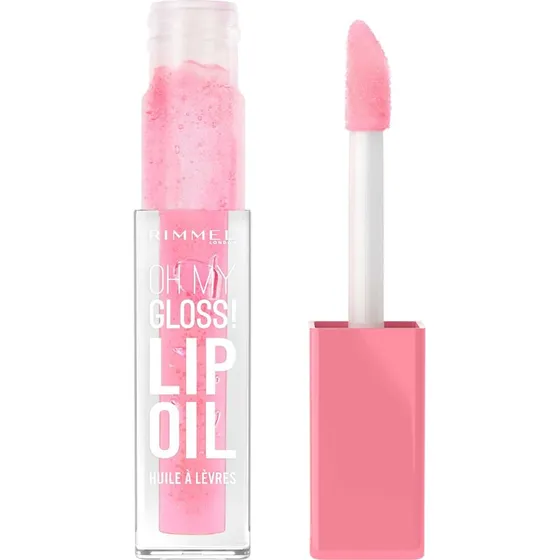 Rimmel Oh My Gloss! Lip Oil Lip Gloss 001 Pink Flush, 4.5 ml