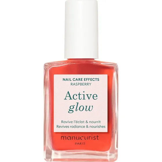 Manucurist Active Glow™ Raspberry - Odżywka do paznokci