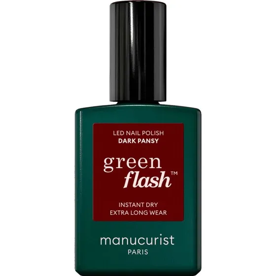 Manucurist Green Flash Gel Polish Dark Pansy - lakier do paznokci