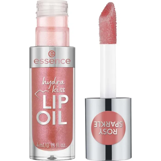 essence Hydra Kiss Lip Oil 11 Rosy Sparkle, 4ml