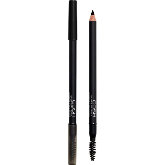 Gosh Copenhagen Eye Brow Pencil Soft Black 1,2 g