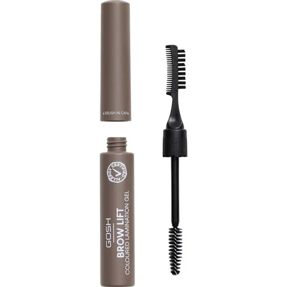 Gosh Copenhagen Brow Lift Coloured Lamination Gel 001 Grey Brown 6 ml